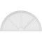 Ekena Millwork Half Round 3 Spoke Architectural Grade PVC Pediment, 52"W x 26"H x 2"P PEDPS052X260HRO03 - alternate 4